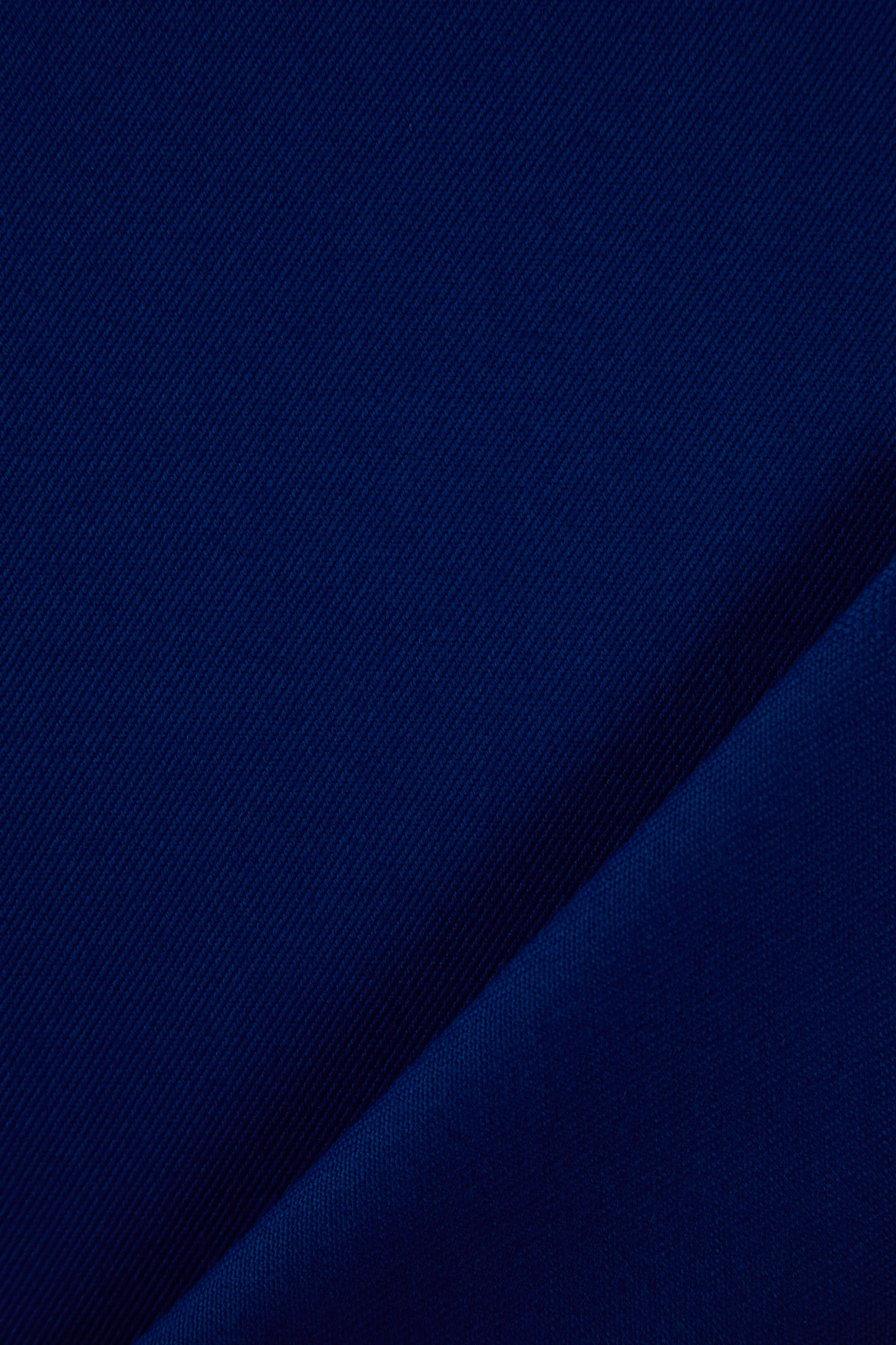 Close-up of blue MARKO AT protective fabric for copper foundries