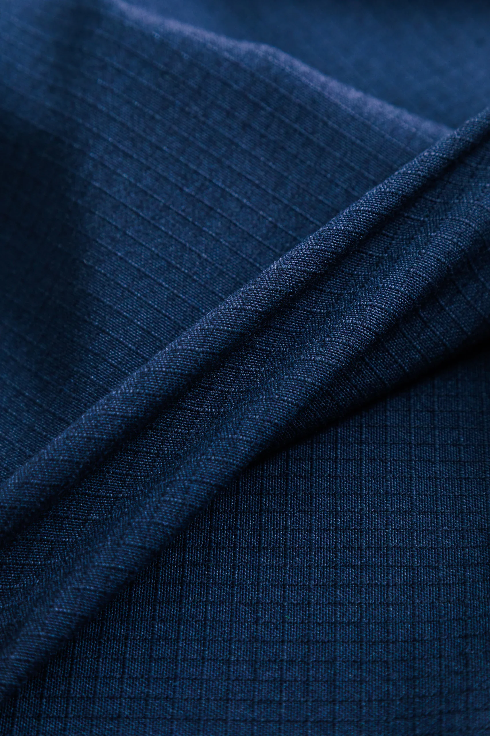 Blue MARKO AS 70RSEA flame-resistant fabric detail