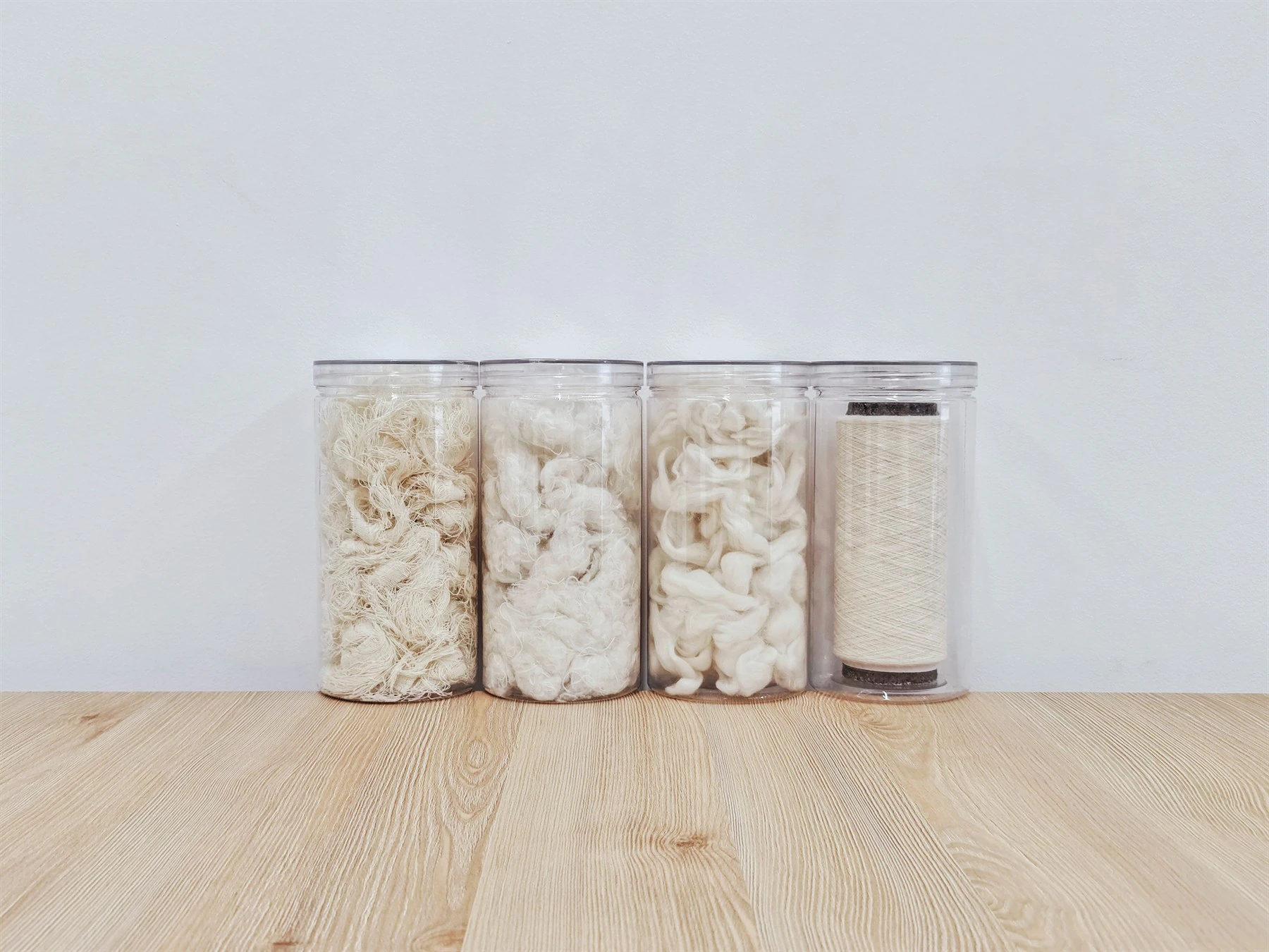 Pre-consumer textile recycling materials